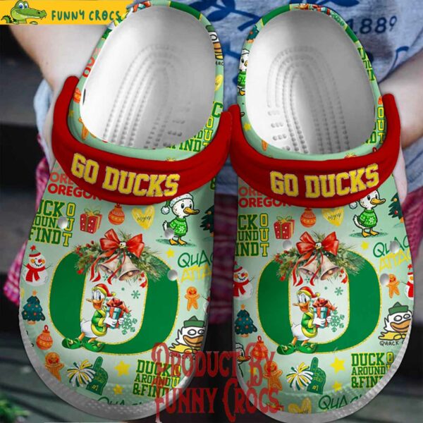 Oregon Ducks Christmas Crocs – NCAA Football Style