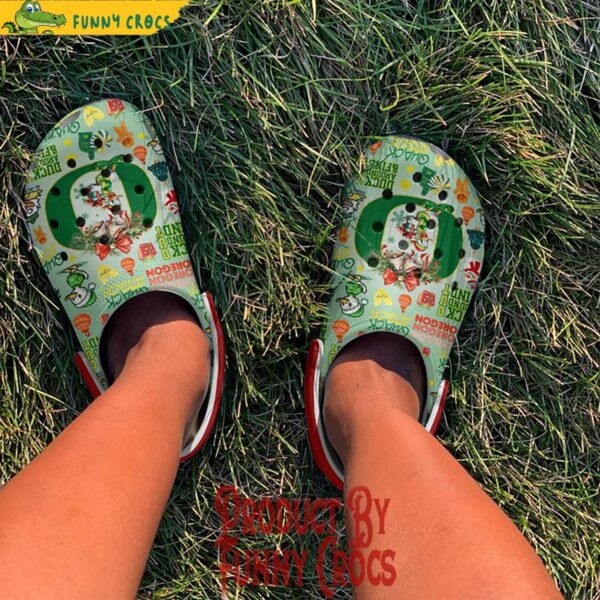 Oregon Ducks Christmas Crocs – NCAA Football Style