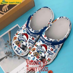 Penn State Nittany Lions Christmas Crocs NCAA Football Style 3