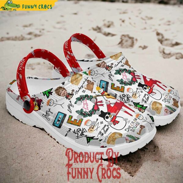 Personalized Ed Sheeran Merry Christmas Crocs Style