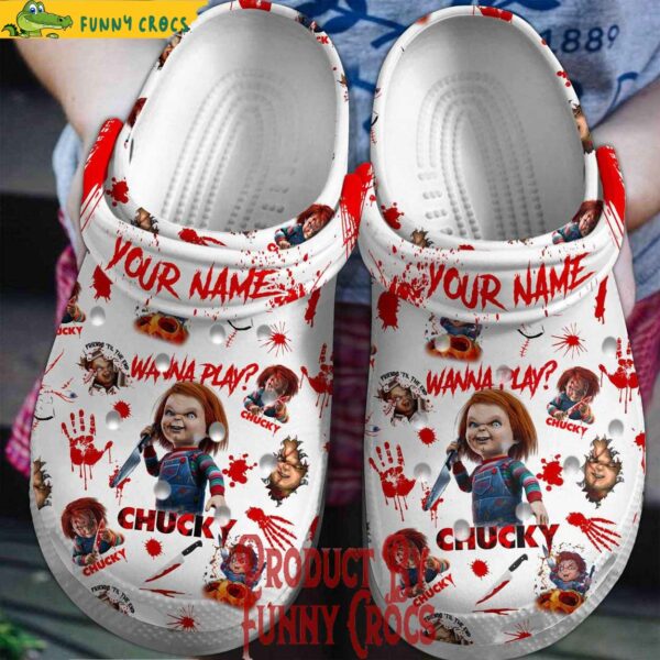 Personalized Halloween Chucky Crocs Unique Design