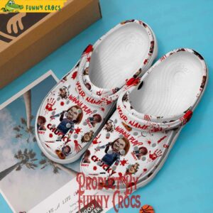 Personalized Halloween Chucky Crocs Unique Design 3