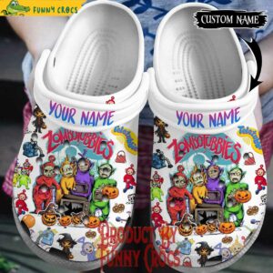 Personalized Zombotubbies Happy Halloween Crocs Style