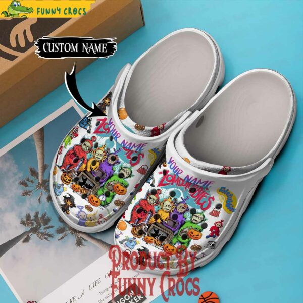 Personalized Zombotubbies Happy Halloween Crocs Style