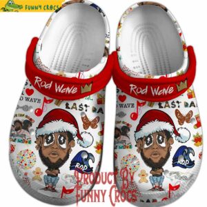 Rod Wave Christmas Crocs Music Style 2