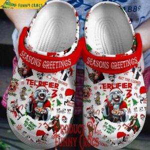 Season Greetings Terrifier 3 Christmas Crocs Style