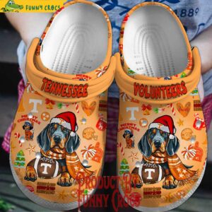 Tennessee Volunteers Christmas Crocs NCAA Football Style 1