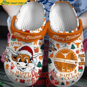 Texas Longhorns Christmas Crocs – NCAA Football Style