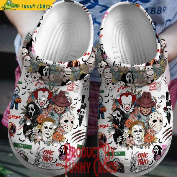 The Nightmare On Elm Street IT Halloween Friday 13th Crocs