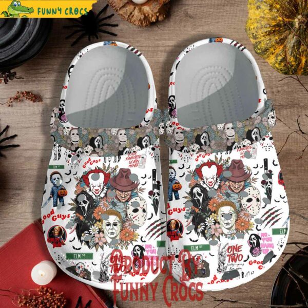 The Nightmare On Elm Street IT Halloween Friday 13th Crocs