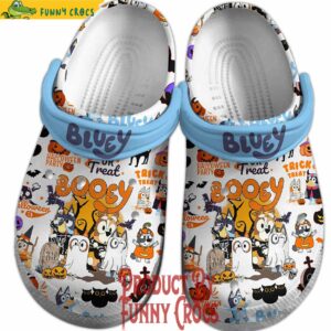 Trick Or Treat Bluey Booey Crocs Shoes