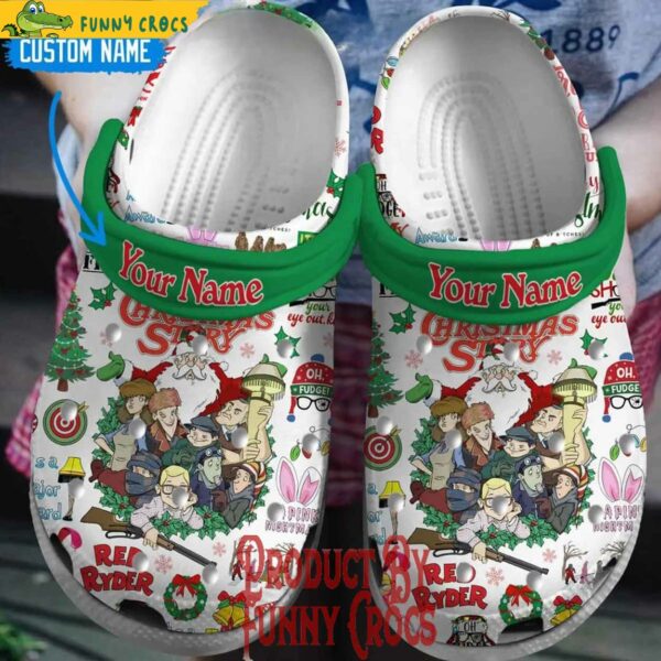 Custom A Christmas Story Merry Christmas Crocs For Adult And Kid