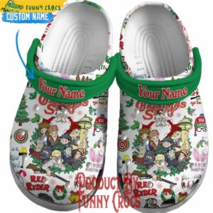 Custom A Christmas Story Merry Christmas Crocs For Adult And Kid 3