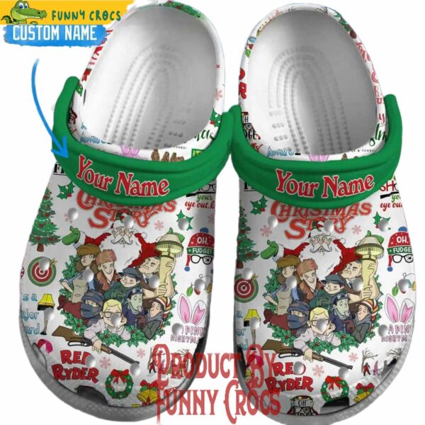 Custom A Christmas Story Merry Christmas Crocs For Adult And Kid