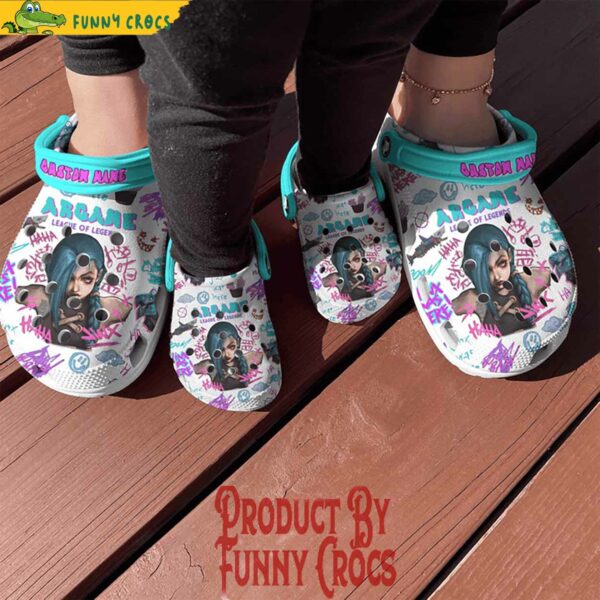 Custom Arcane League Of Legends Crocs Shoes