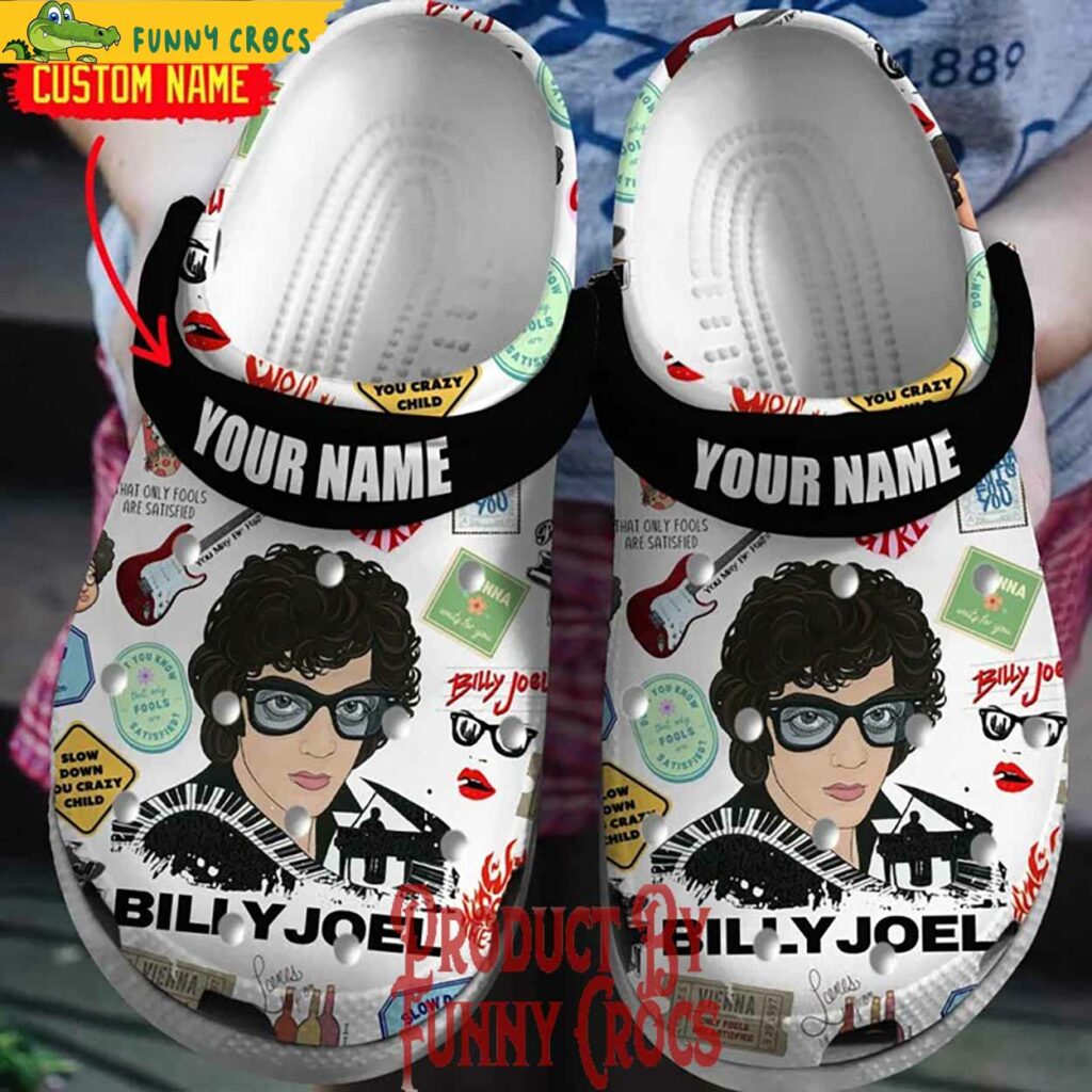 Custom Billy Joel Crocs For mens