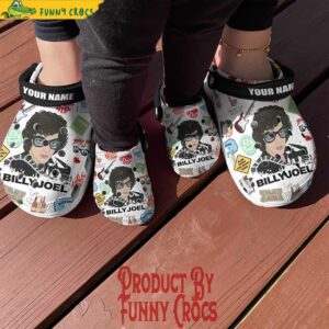 Custom Billy Joel Crocs For mens 4