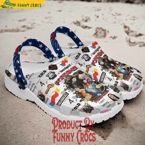 Custom Foreigner Band Crocs Shoes