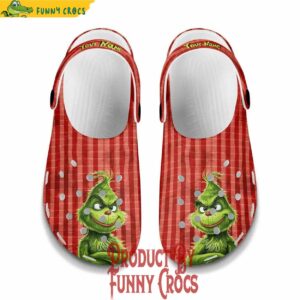 Custom Grinch Merry Christmas 2025 Crocs Style