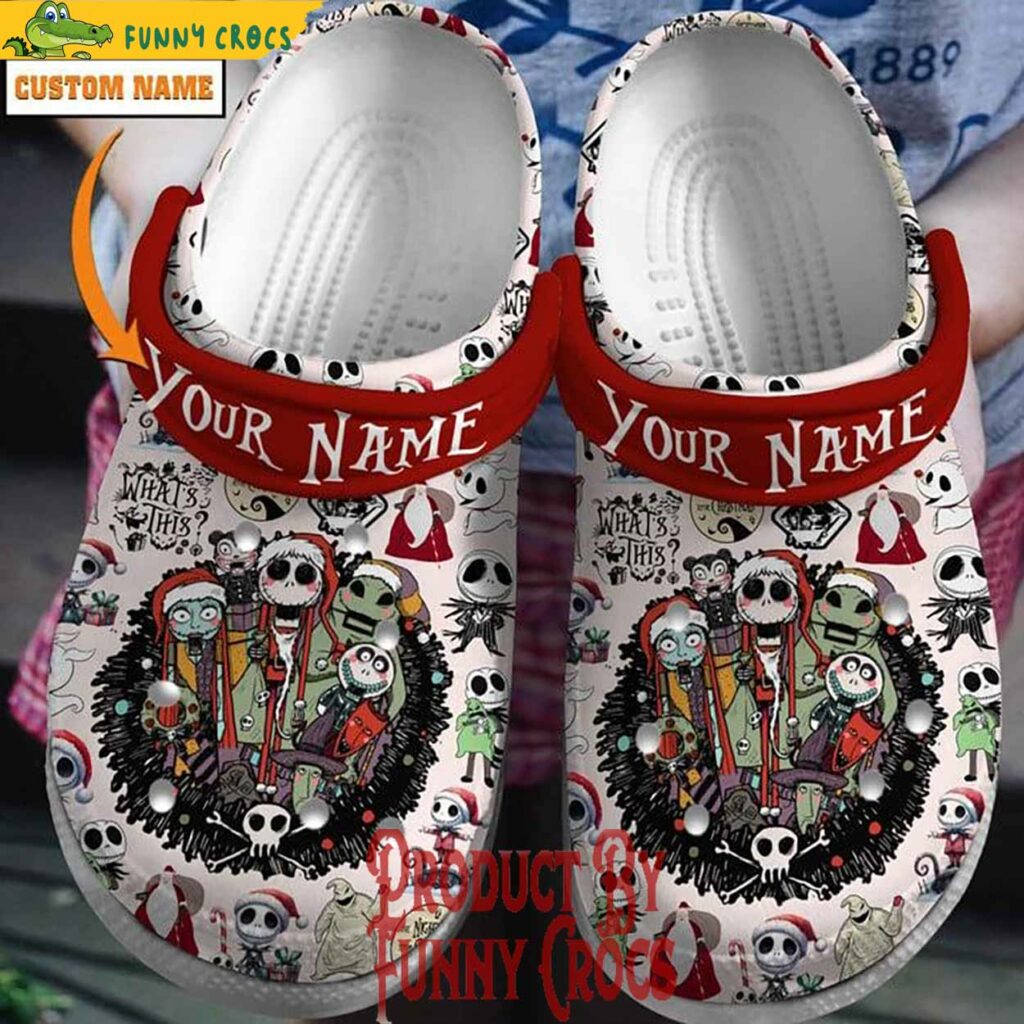 Custom Name Nightmare Before Christmas Crocs Style