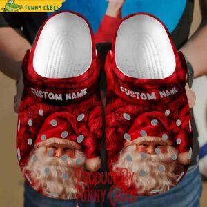 Custom Name Santa Christmas Crocs For Sale