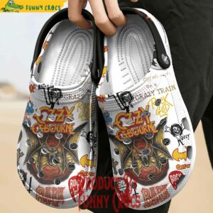 Custom Ozzy Osbourne Hall Of Fame Crocs Shoes 3