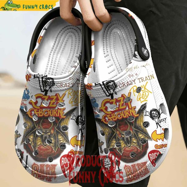 Custom Ozzy Osbourne Hall Of Fame Crocs Shoes