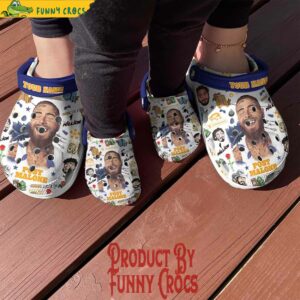 Custom Post Malone 2 Birthday Crocs Shoes 4