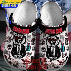 Custom Punk Rock Crocs For Music 1