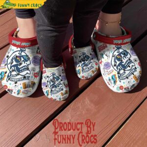 Custom Skull LCD Soundsystem Crocs Clogs 4