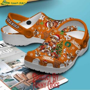 Custom Texas Longhorns Christmas Crocs 2024 Style 3