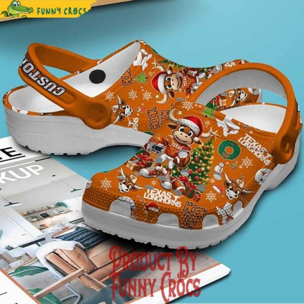 Custom Texas Longhorns Christmas Crocs 2024 Style