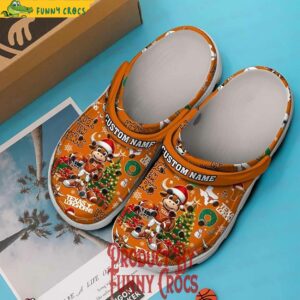 Custom Texas Longhorns Christmas Crocs 2024 Style 4