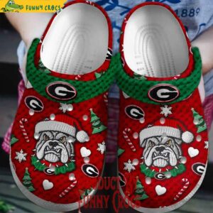 Georgia Bulldogs Knit Effect NCAA Crocs Shoes 1