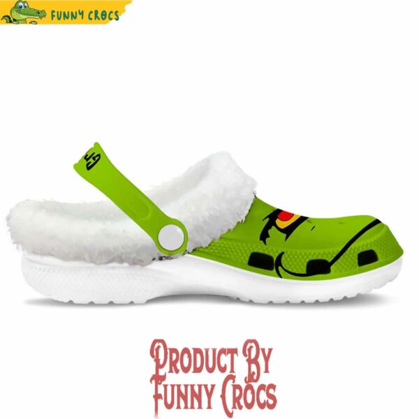 Grinch Face Fleece Crocs For Adult and Kid