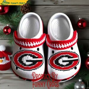 Knit Effect Georgia Bulldogs Football NCAA Crocs Style