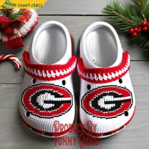 Knit Effect Georgia Bulldogs Football NCAA Crocs Style 3