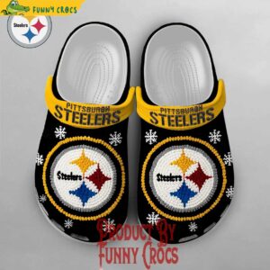 Knit Effect Pittsburgh Steelers NCAA Crocs Style