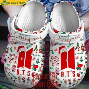 Merry Christmas BTS Crocs Clogs Shoes