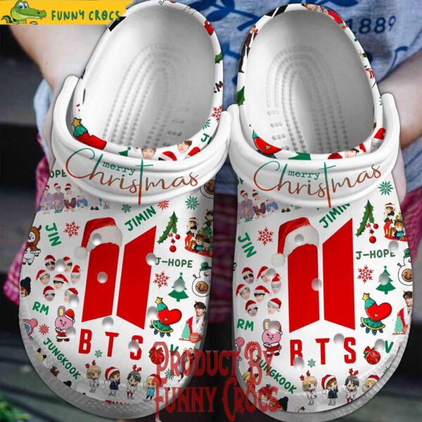 Merry Christmas BTS Crocs Clogs Shoes