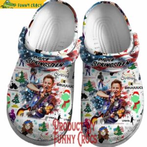 Merry Christmas Bruce Springsteen Crocs Style 2