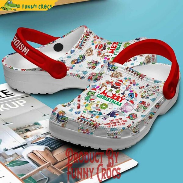 Merry Christmas Inside Out Crocs Shoes