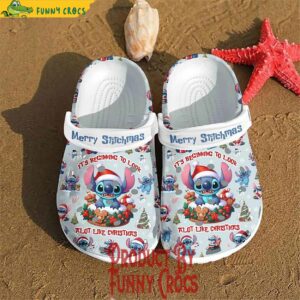 Merry Christmas Stitch​ It’s BeGinning To Look A Lot Like Christmas Crocs Shoes