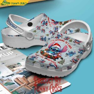 Merry Christmas Stitch Its BeGinning To Look A Lot Like Christmas Crocs Shoes 3