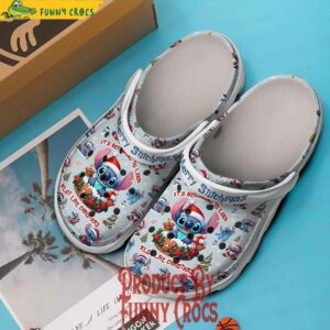 Merry Christmas Stitch Its BeGinning To Look A Lot Like Christmas Crocs Shoes 4