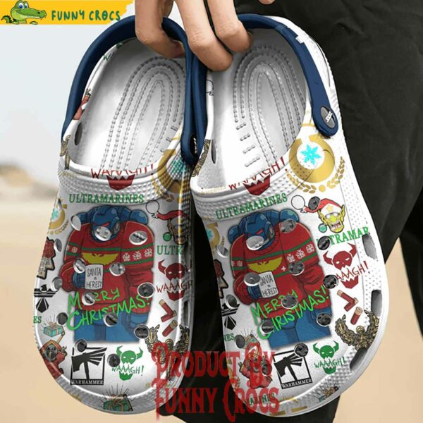 Merry Christmas Ultran Waaagh Custom Crocs Shoes