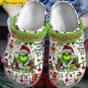 Merry Grinchmas Dr Seuss Christmas Crocs Style 1