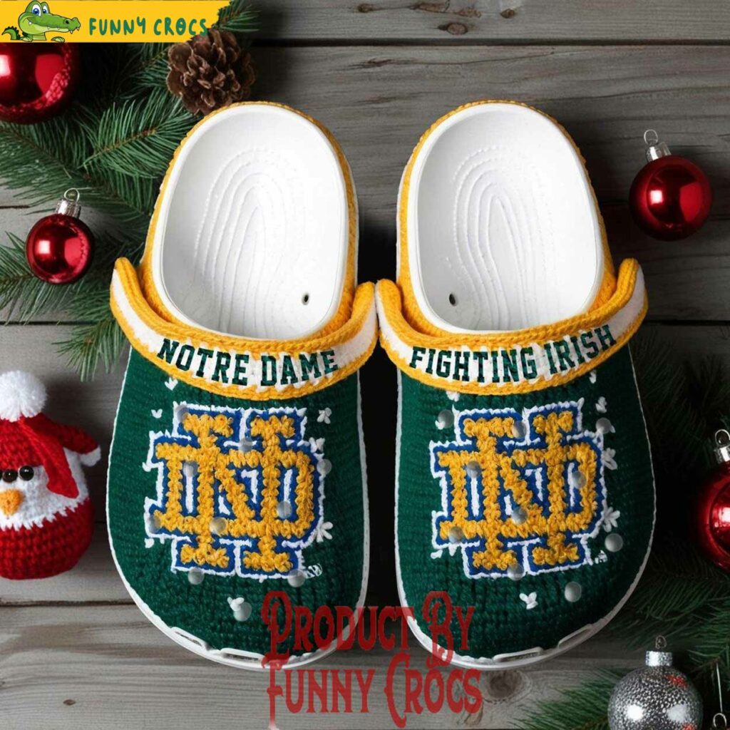 Notre Dame Fighting Irish NCAA Knit Effect Crocs