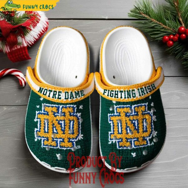 Notre Dame Fighting Irish NCAA Knit Effect Crocs