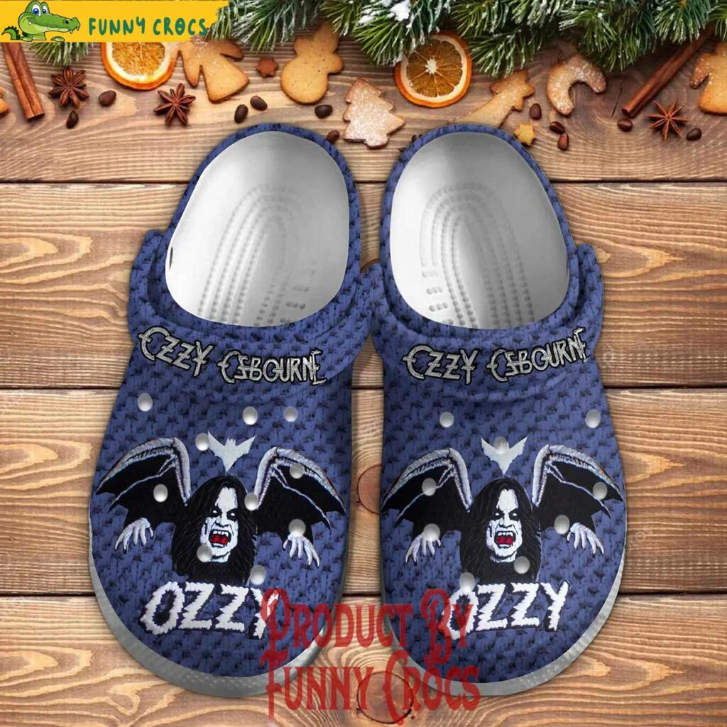 Ozzy Osbourne Knit Effect Crocs Shoes